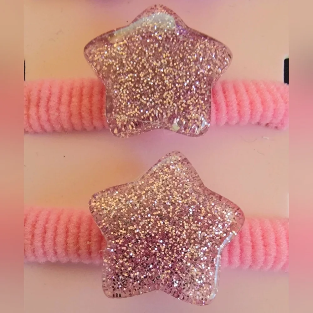 NWT! Disney 6 pack Minnie Mouse Ponytail Holders toddler little girl scrunchie - Picture 4 of 5